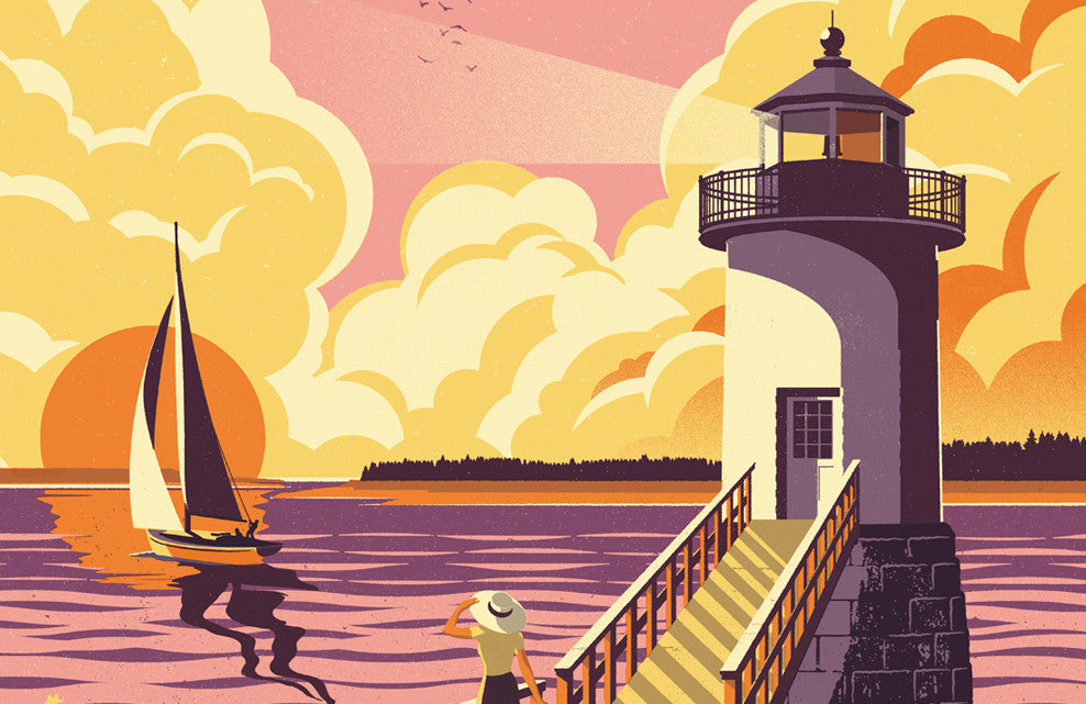 Acadia National Park Poster (Variant)