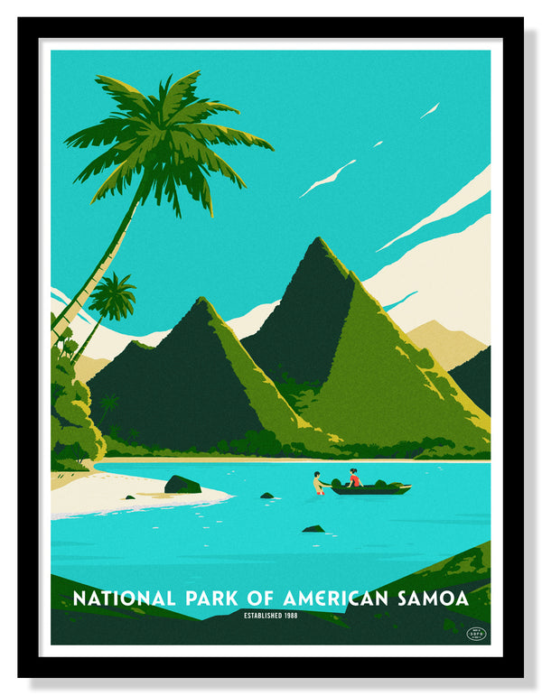 National Park of American Samoa Poster (Large Timed Edition)