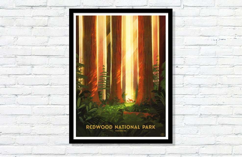 Redwood National Park Poster (Doe)