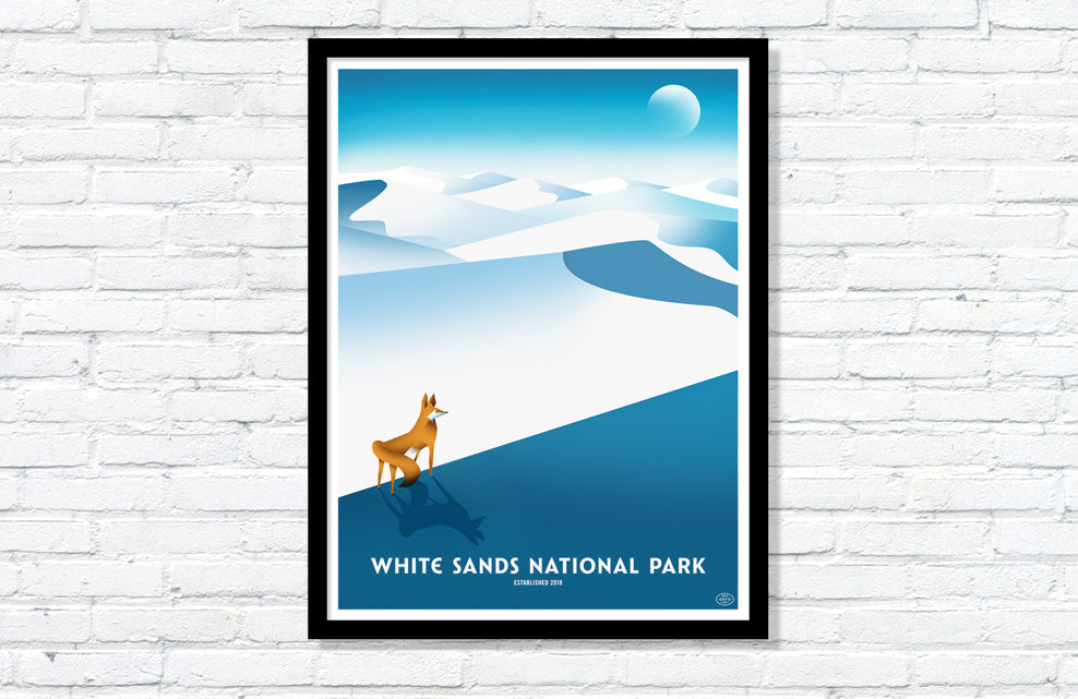 White Sands National Park Poster